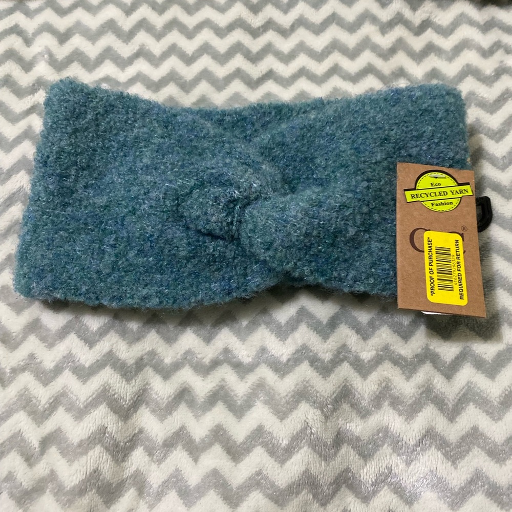CC Solid Headband Soft Ear Warmer color Blue Teal NWT